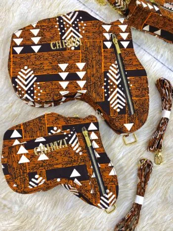 NALA (AFRICA SHAPED KENTE BAG / BACKPACK)